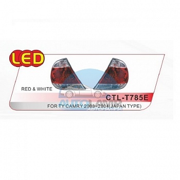 Задние фары ADL/DLAA CTL-T785E (TOYOTA CAMRY 2003-2004г), без проводов и кнопки