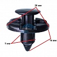 Клипса Subaru 909140051 Клипса Subaru 909140051