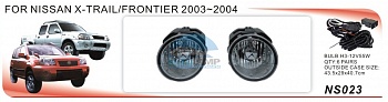 Противотуманные фары ADL/DLAA NS023 для Nissan X-TRAIL/FRONTIER (2001-2004), провода, кнопка Противотуманные фары ADL/DLAA NS023 для Nissan X-TRAIL/FRONTIER (2001-2004), провода, кнопка