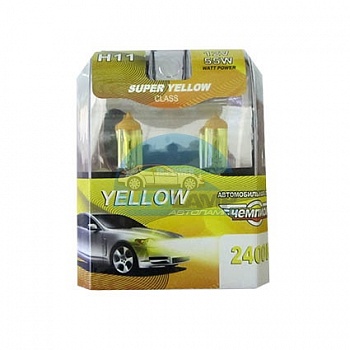 Автолампа ЧЕМПИОН H11 12V 55W SUPER YELLOW 2400K (2шт) Автолампа ЧЕМПИОН H11 12V 55W SUPER YELLOW 2400K (2шт)