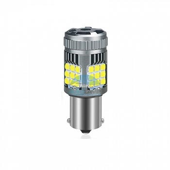 Светодиоды GL T25 BA15S одноконтактные, 36 диодов SMD3030, белые (стоп-сигнал, задний ход)