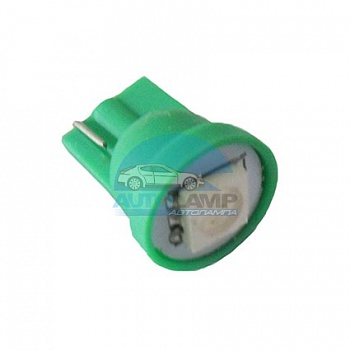 Светодиоды GL T10 б/ц 1 диод SMD5050, зеленые (габариты, панель приборов) Светодиоды GL T10 б/ц 1 диод SMD5050, зеленые (габариты, панель приборов)