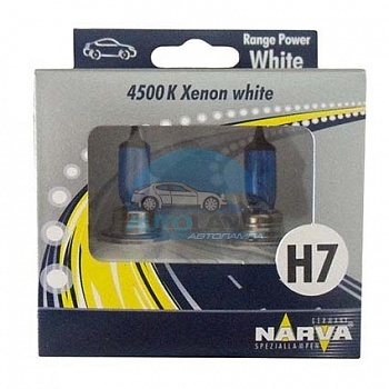 Автолампа NARVA 2*H7 12V 85W Range Power White (48604RPW) Автолампа NARVA 2*H7 12V 85W Range Power White (48604RPW)